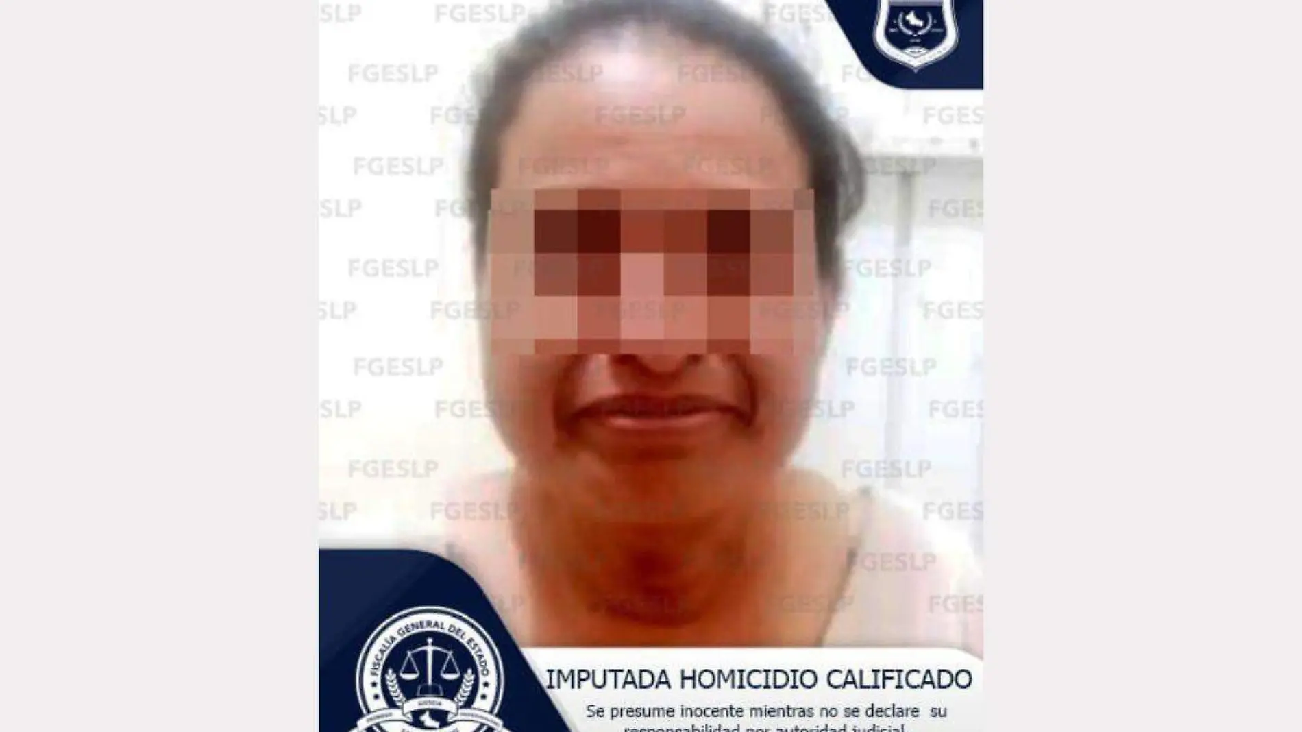 Mujer señalada de homicidio